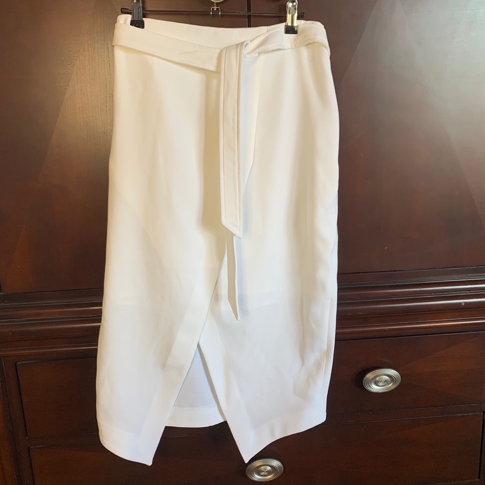 Wrap Pencil skirt with belt